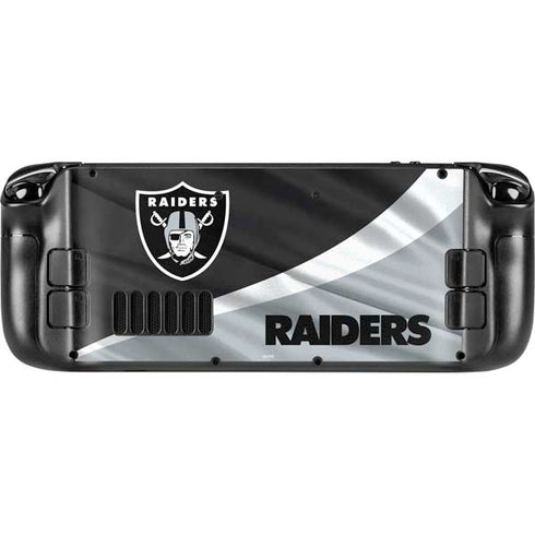 NFL Las Vegas Raiders Steam Deck Handheld Gaming Computer Skin